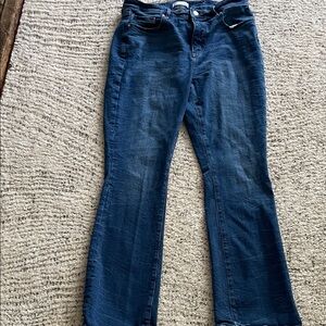 LOFT Dark Blue Flare Jeans